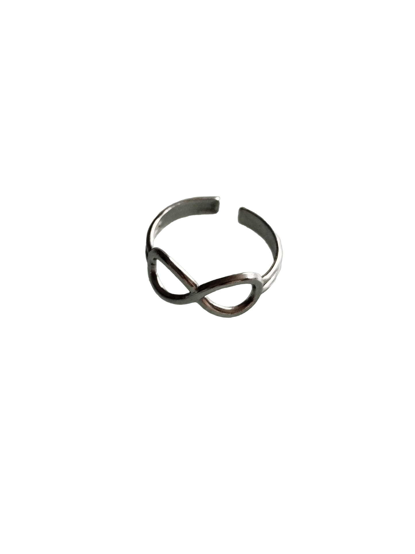 Bague ajustable amour infinie couleur argent ou or